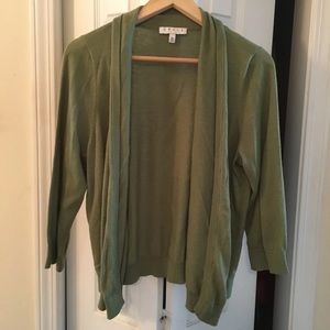 Moss green cardigan